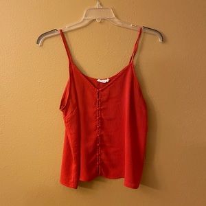 Orange cool breeze top